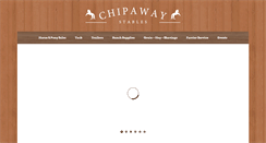 Desktop Screenshot of chipawaystables.com